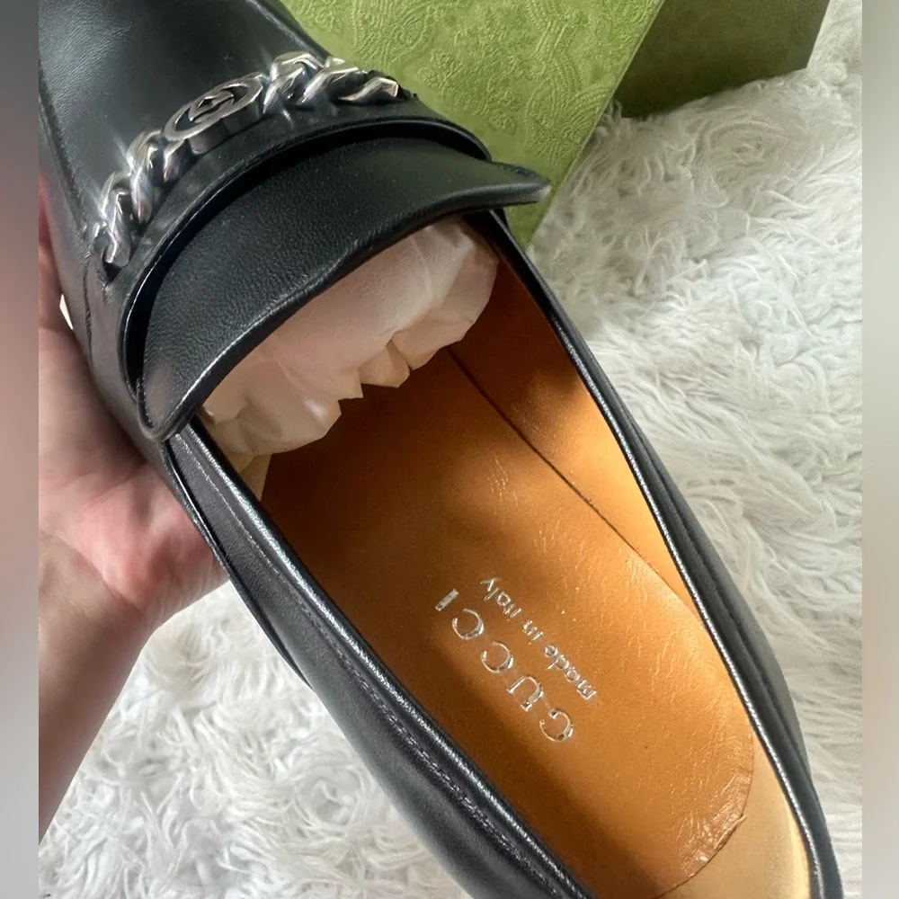 Gucci black loafers